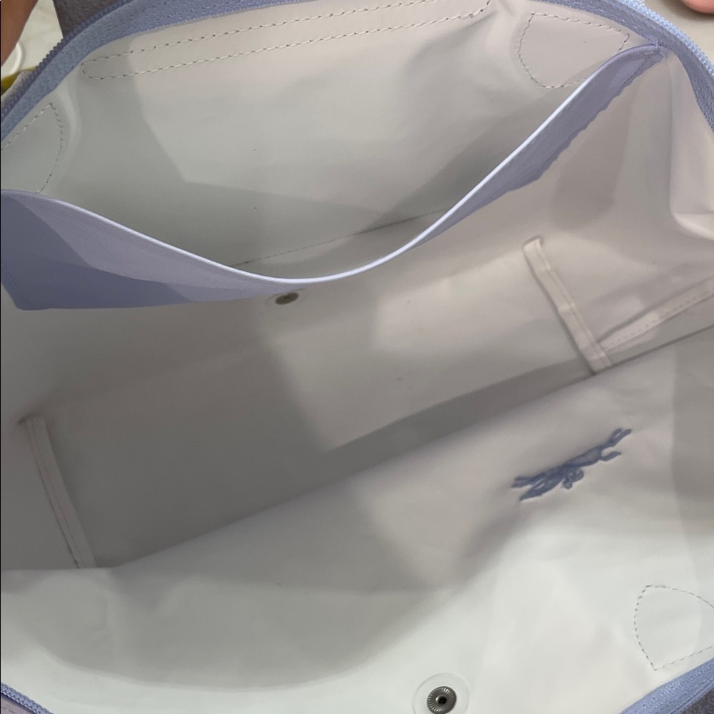 Longchamp Le Pliage Lavender/ baby blue Tote Bag, Large - Picture 7 of 15